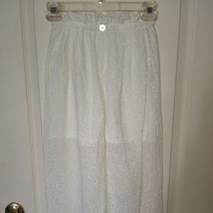 Lace loose fitting pants